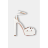 AQUAZZURA - All Dolled Up Sandal Plateau 140