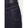 Lanvin - Jupe en denim brut