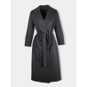 'S Max Mara - Manteau long gris en laine