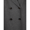 'S Max Mara - Manteau long gris en laine