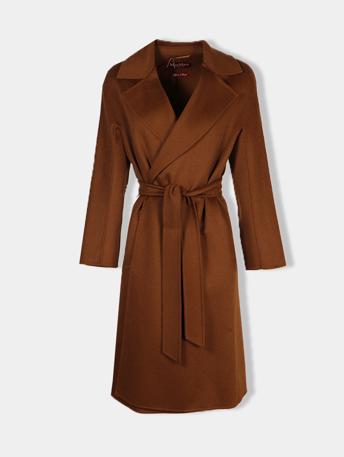 Manteau marron cles - Max Mara - Mademoiselle Pearl