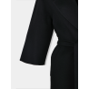 S MAX MARA - Manteau noir en laine vierge