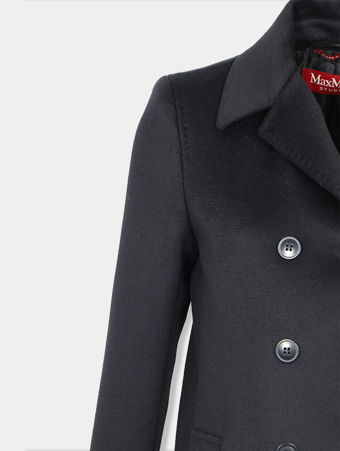 MAX MARA - MANTEAU FAITI NOIR