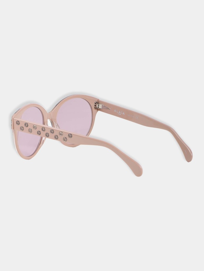 Lunettes de soleil rose - Alaïa - Mademoiselle Pearl