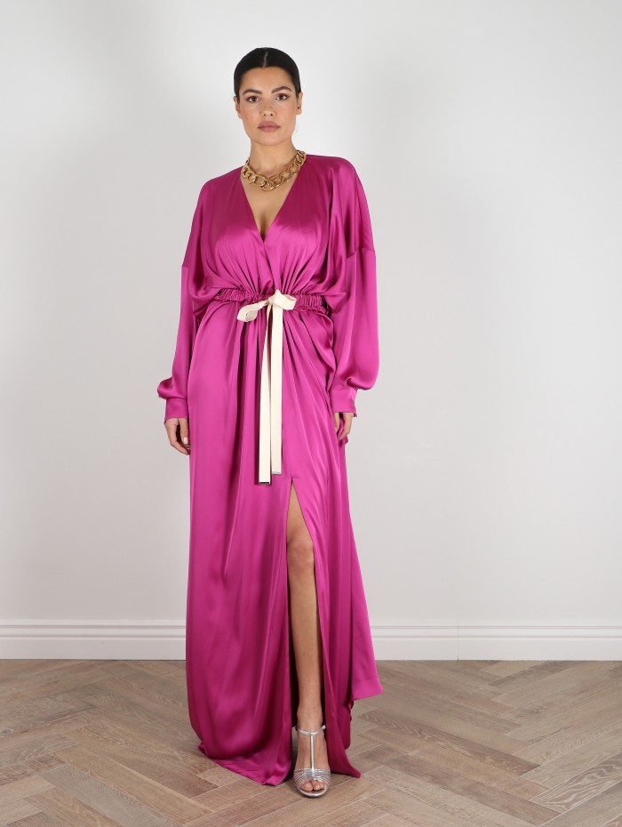 Robe longue fuchsia - Maison Rabih Kayrouz