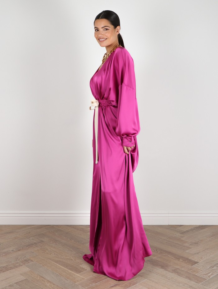 Robe longue fuchsia - Maison Rabih Kayrouz