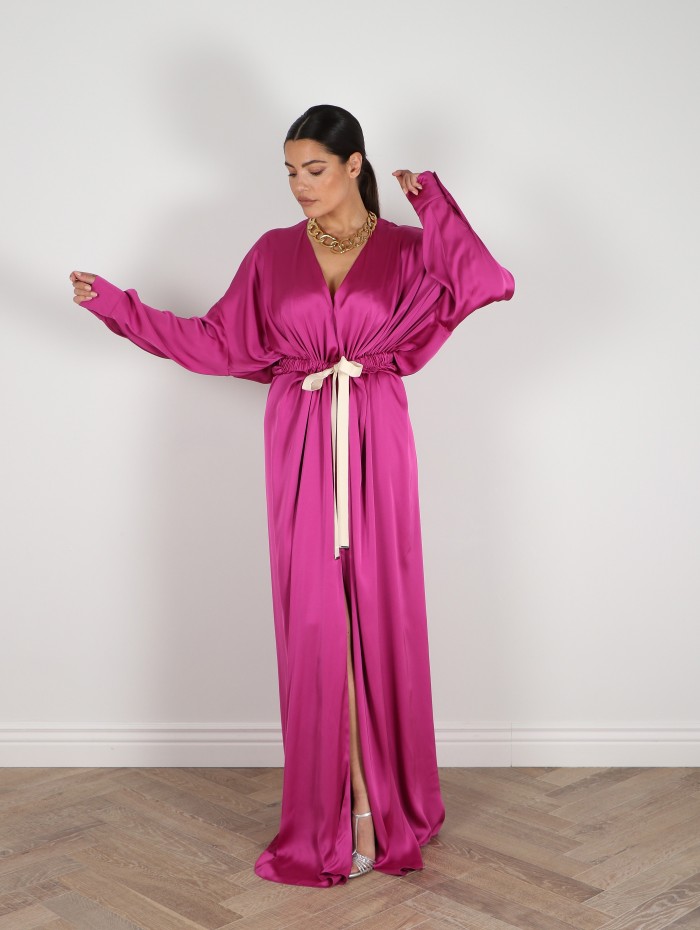 Robe longue fuchsia - Maison Rabih Kayrouz