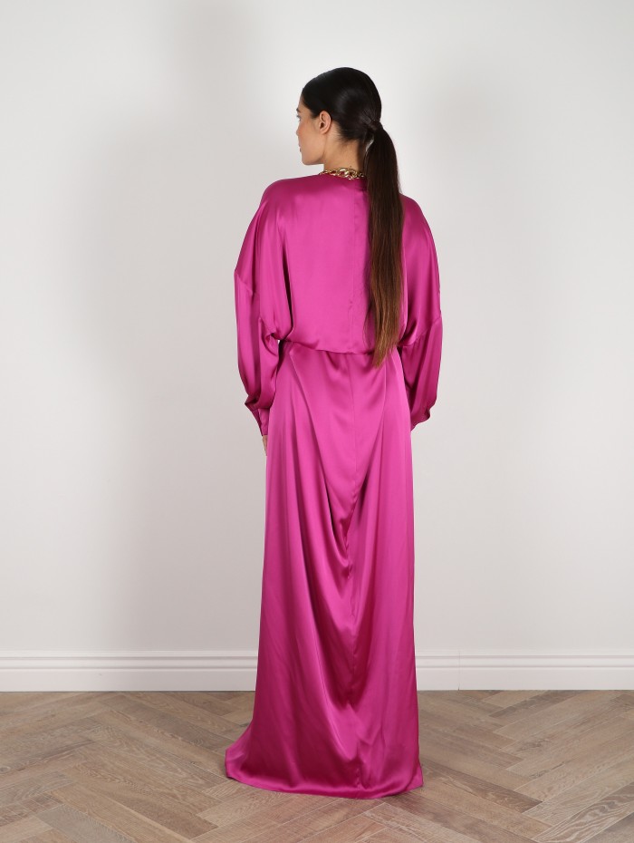 Robe longue fuchsia - Maison Rabih Kayrouz