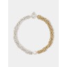 COLLIER GOLDSILVER PEARL