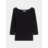 Max Mara - Pull fin noir