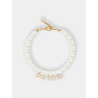 Patou - Collier de perles blanches