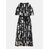 Max Mara - Robe noir et blanc