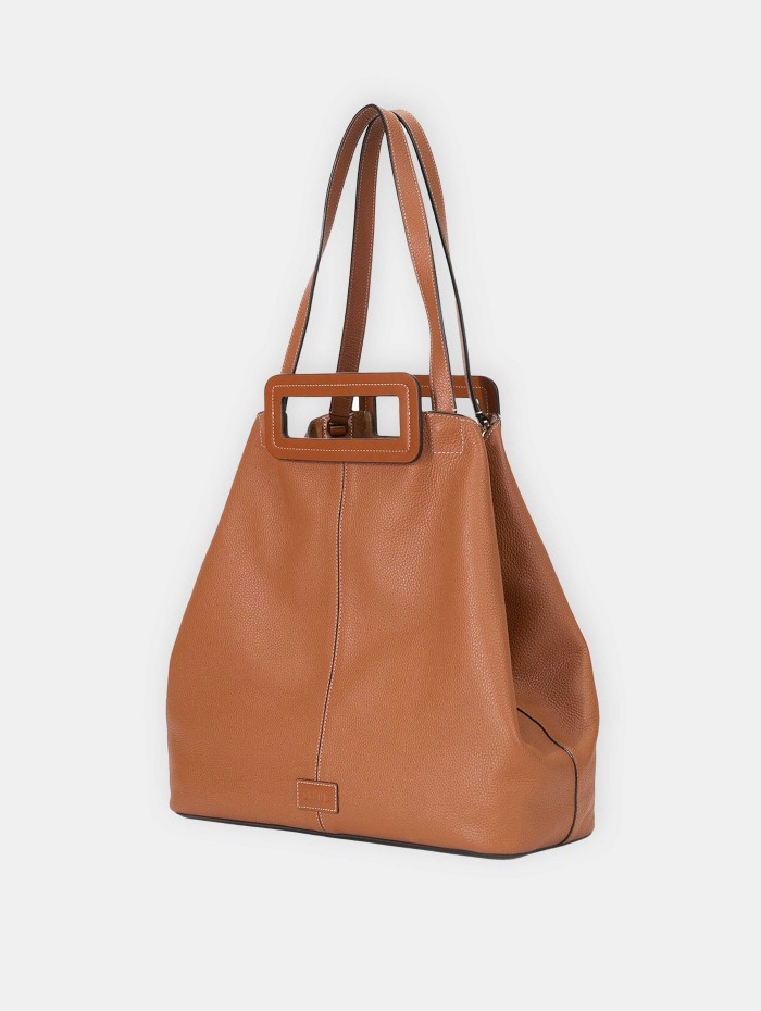 Grand sac cabas en cuir - Staud - Mademoiselle Pearl