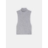 Pull sans manches gris - Max Mara The Cube - Mademoiselle Pearl