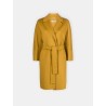 'S Max Mara - Manteau jaune moutarde en laine