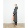 'S Max Mara - Manteau long gris en laine