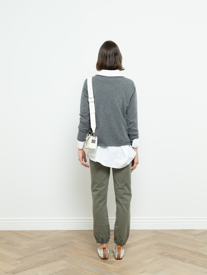 Pull en cachemire gris - 'S Max Mara - Mademoiselle Pearl