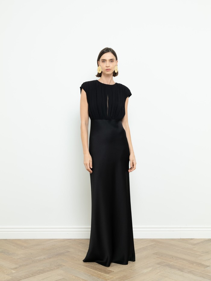 Robe longue noire - Max Mara Studio - Mademoiselle Pearl