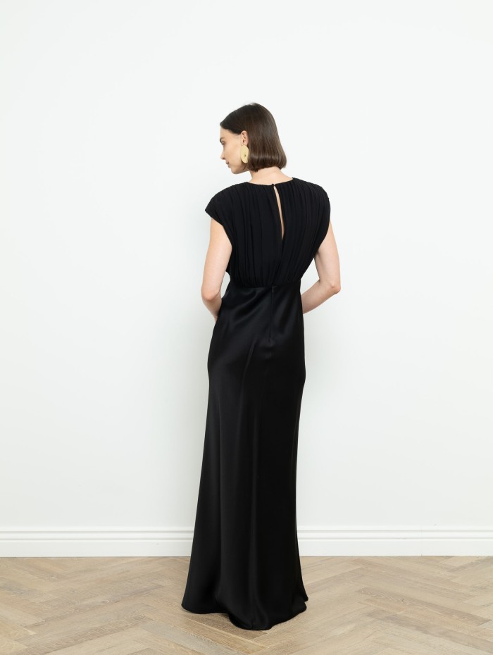 Robe longue noire - Max Mara Studio - Mademoiselle Pearl