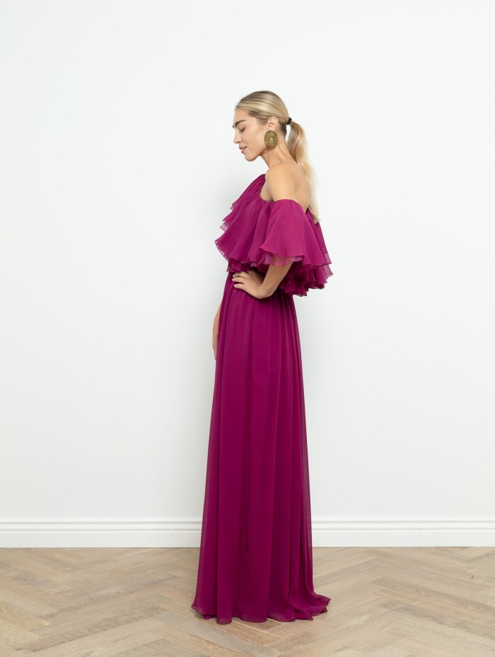 GIAMBATTISTA VALLI - ROBE FRAMBOISE