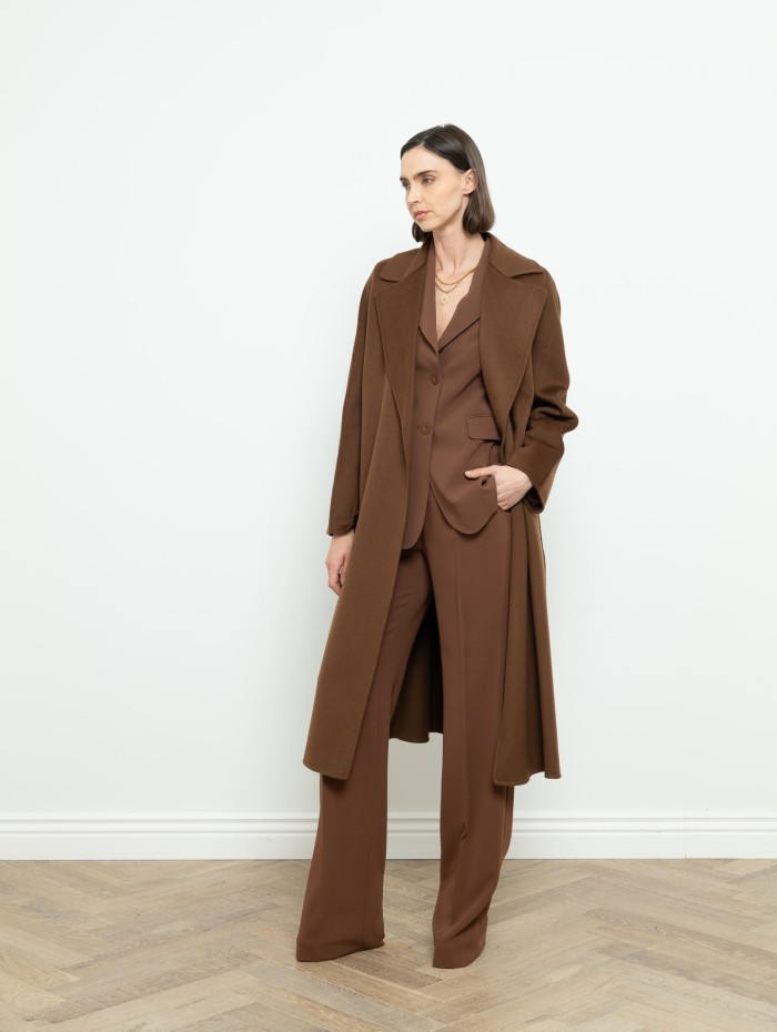 Manteau marron cles - Max Mara - Mademoiselle Pearl