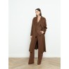 Manteau marron cles - Max Mara - Mademoiselle Pearl