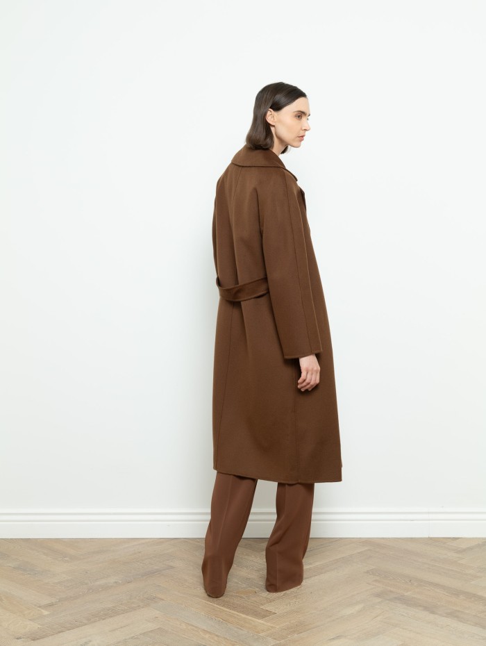 Manteau marron cles - Max Mara - Mademoiselle Pearl