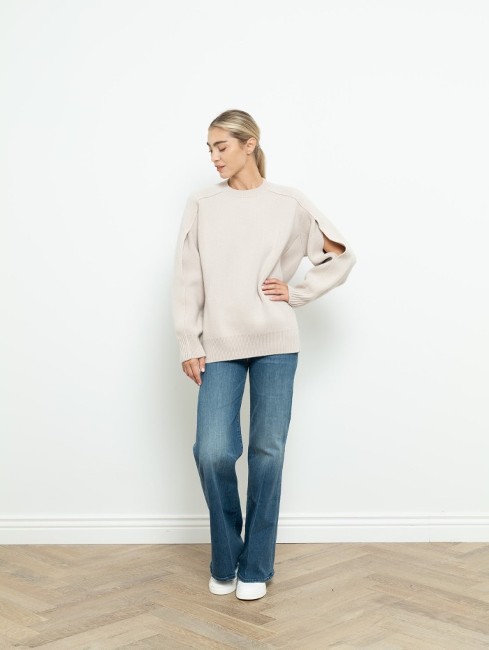 Pull beige épais - Lanvin - Mademoiselle Pearl