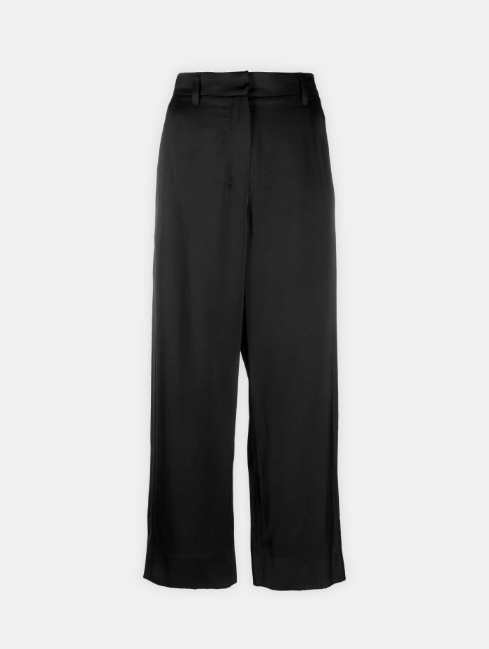 Pantalon Monza satiné noir - Max Mara