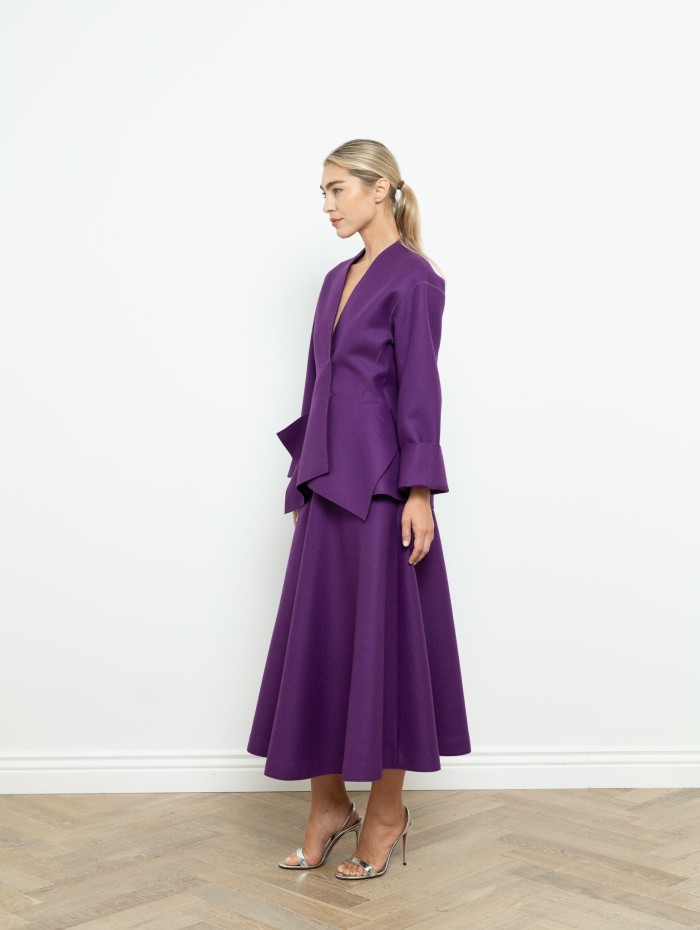 Kimono violet - Maison Rabih Kayrouz - Mademoiselle Pearl