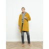 'S Max Mara - Manteau jaune moutarde en laine