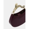 Sac Hobo vernis bordeaux - Lanvin - Mademoiselle Pearl