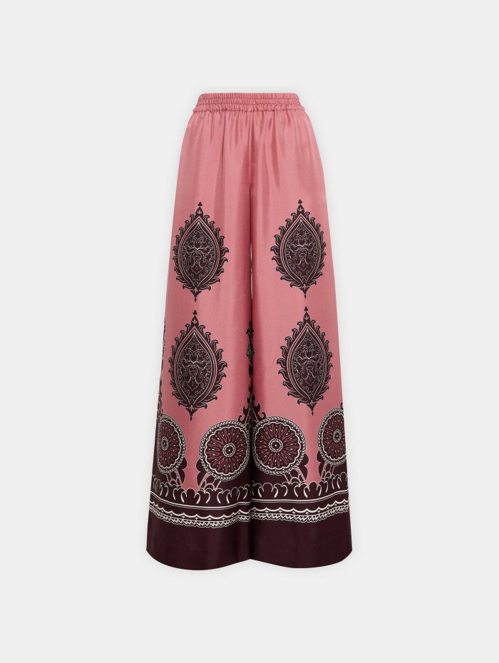 Pantalon rose à motif - La DoubleJ - Mademoiselle Pearl