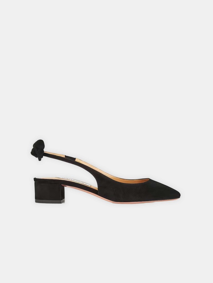 Ballerines noires - Aquazzura - Mademoiselle Pearl