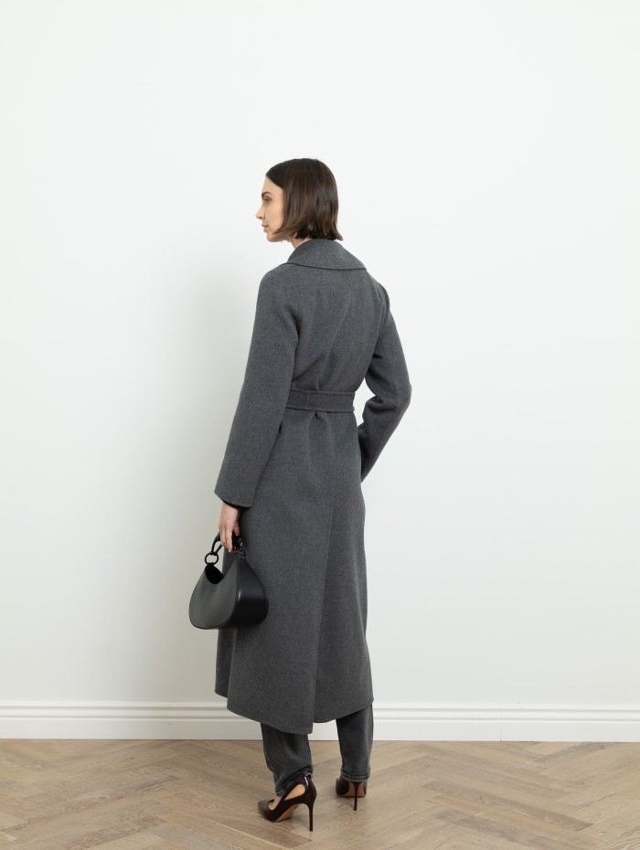 Manteau long gris - 'S Max Mara - Mademoiselle Pearl