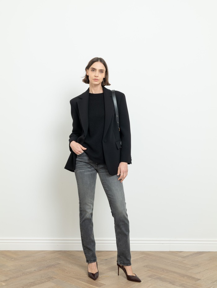 Blazer noir oversize - Max Mara - Mademoiselle Pearl