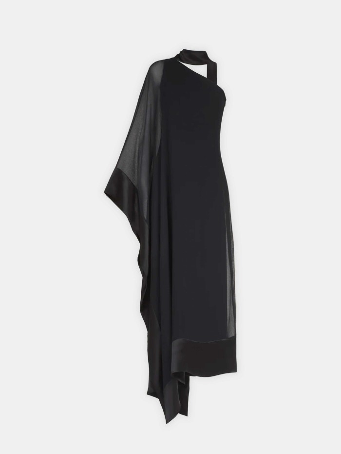 Robe asymétrique noire Betsy Spirito - Taller Marmo - Mademoiselle Pearl