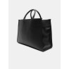 Sac cabas cuir noir - LANVIN - Sacs de luxe -  Mademoiselle Pearl