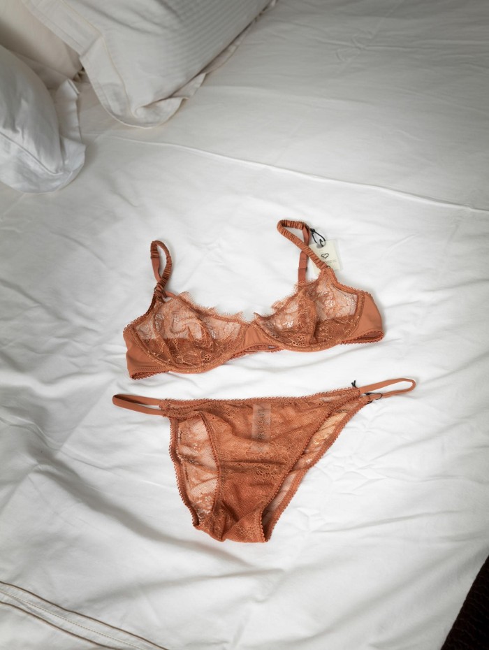 Tanga Marron - Love Stories - Mademoiselle Pearl