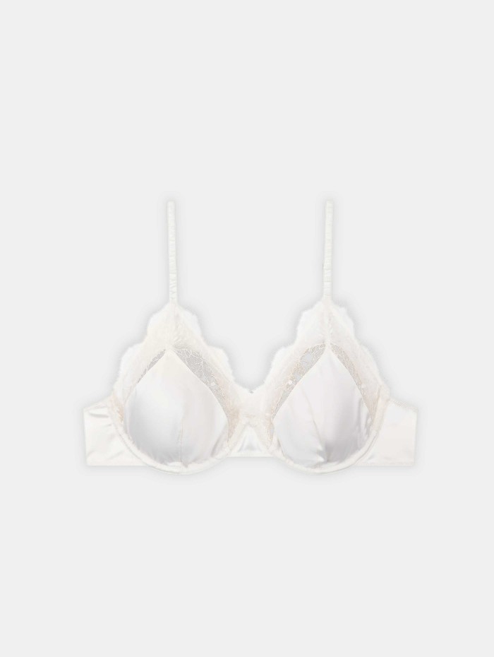 Soutien-gorge à armatures blanc - Lovely - Love Stories - Mademoiselle Pearl