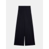 Pantalon en laine côtelé navy - Osol - Max Mara