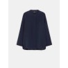 Chemise navy col officier Leticia - 'S Max Mara - Mademoiselle Pearl