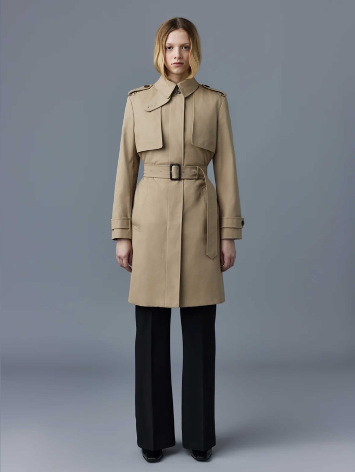 Trench beige amovible - Winn - Mackage - Mademoiselle Pearl