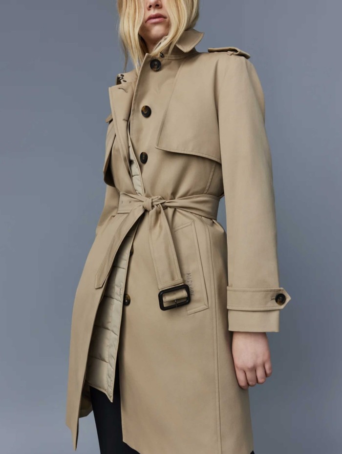 Trench beige amovible - Winn - Mackage - Mademoiselle Pearl