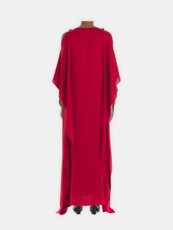 Robe caftan rouge - Lanvin - Mademoiselle Pearl