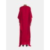 Robe caftan rouge - Lanvin - Mademoiselle Pearl