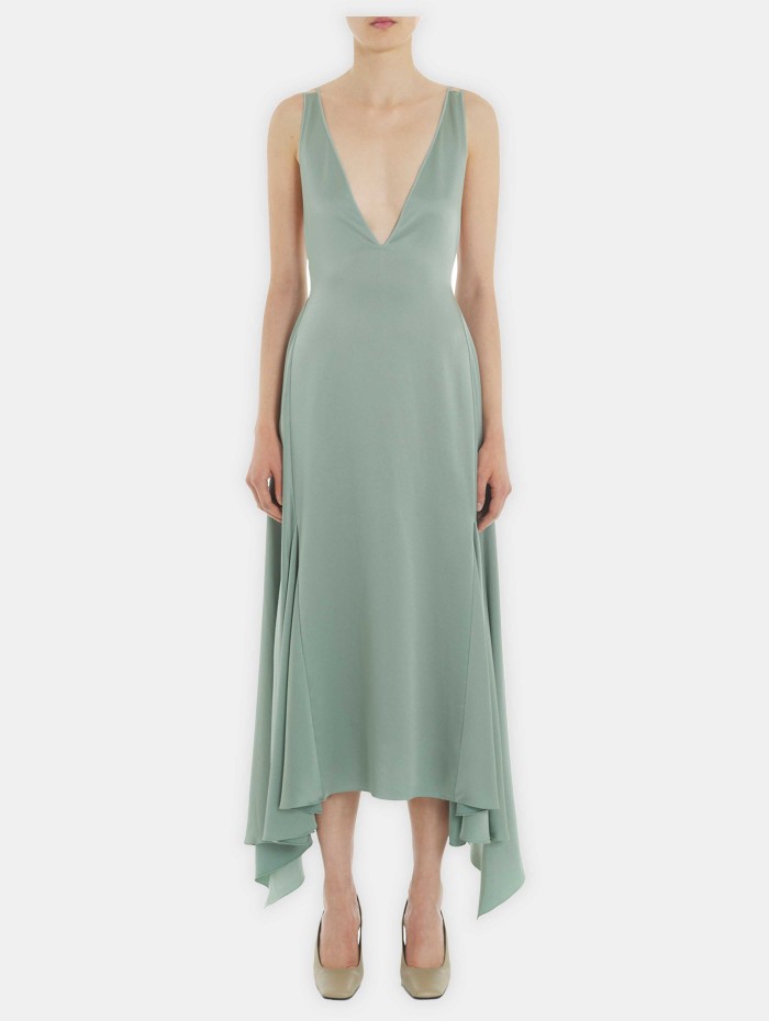 Robe à bretelles en soie - Lanvin - Mademoiselle Pearl