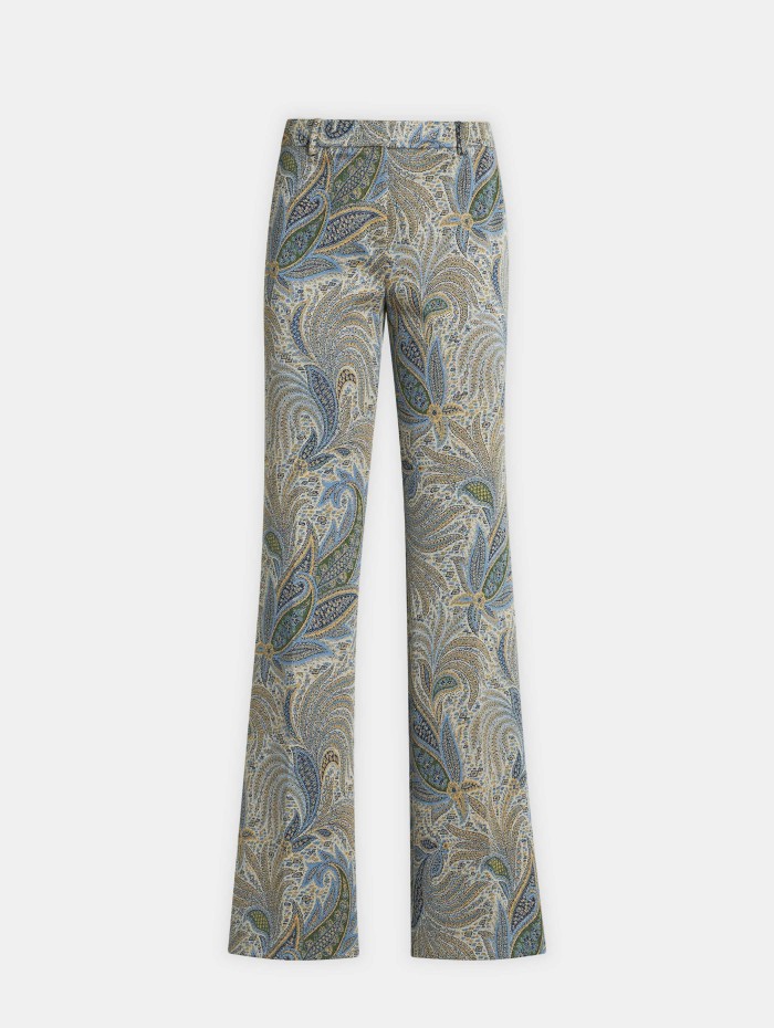 Pantalon a motifs - Paisley jacquard - Etro - Mademoiselle Pearl