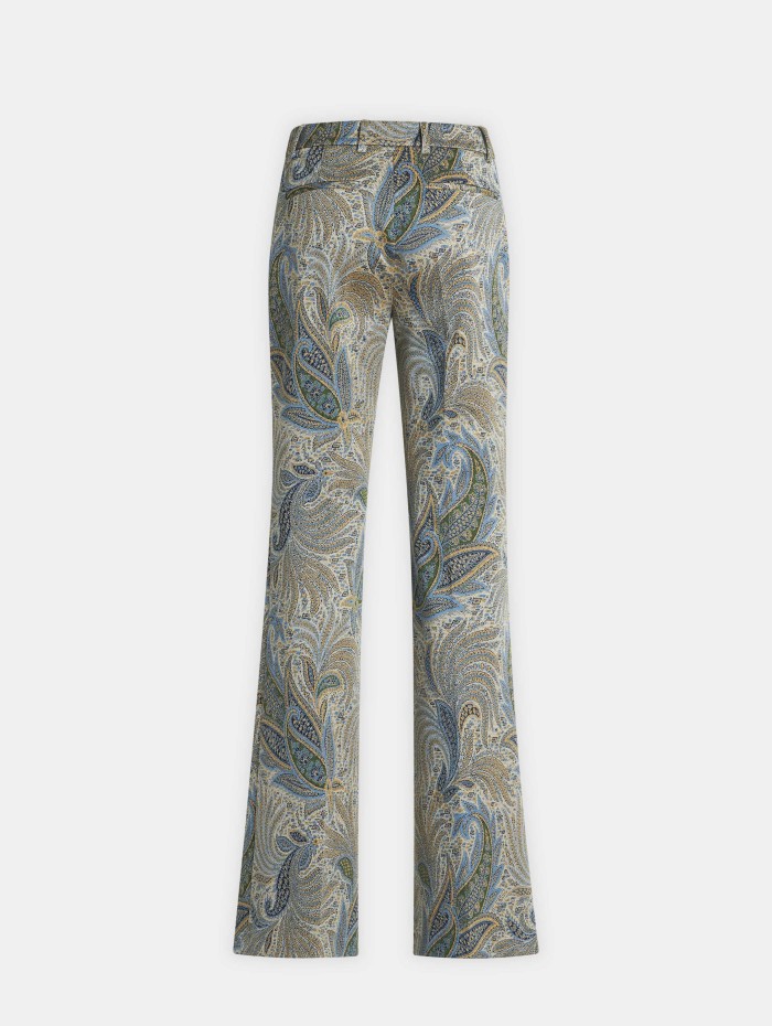 Pantalon a motifs - Paisley jacquard - Etro - Mademoiselle Pearl