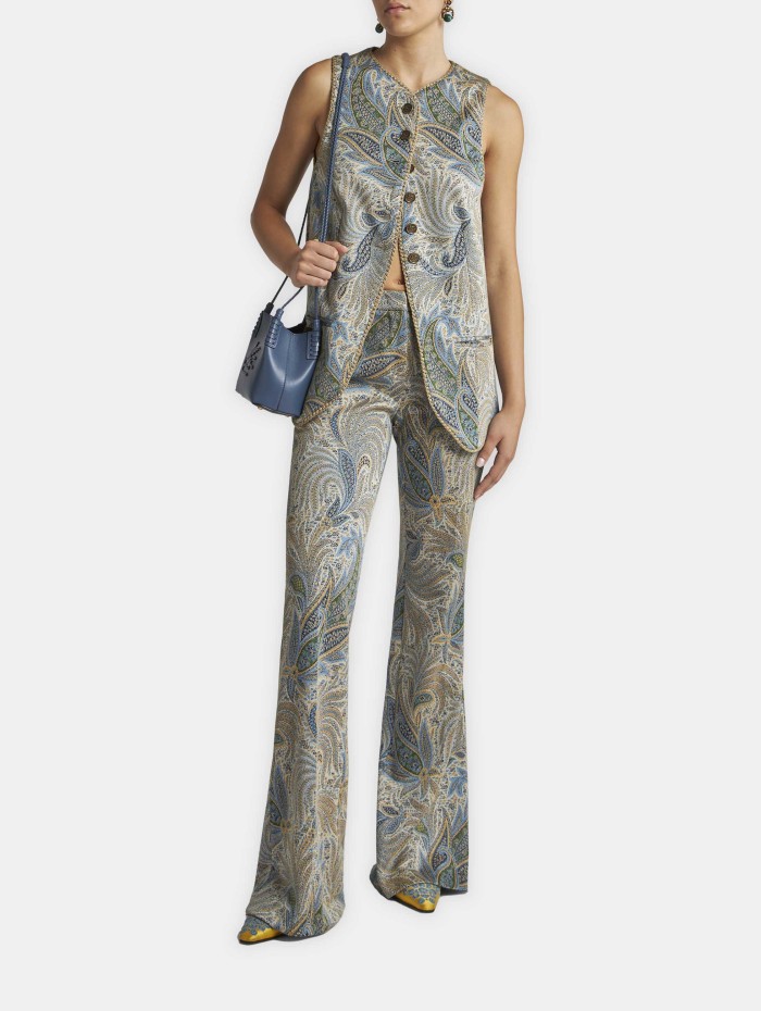 Pantalon a motifs - Paisley jacquard - Etro - Mademoiselle Pearl